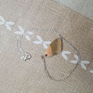 Handmade epoxy/resin necklace.